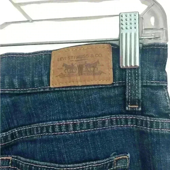 Levi’s 550 Women Jeans Blue Tag Size 8 Relaxed Bootcut Denim (D67) - Picture 7 of 9